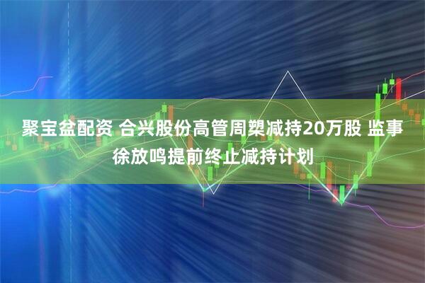 聚宝盆配资 合兴股份高管周槊减持20万股 监事徐放鸣提前终止减持计划