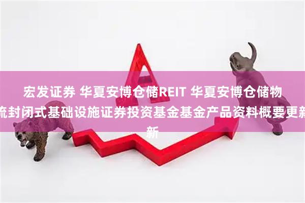 宏发证券 华夏安博仓储REIT 华夏安博仓储物流封闭式基础设施证券投资基金基金产品资料概要更新